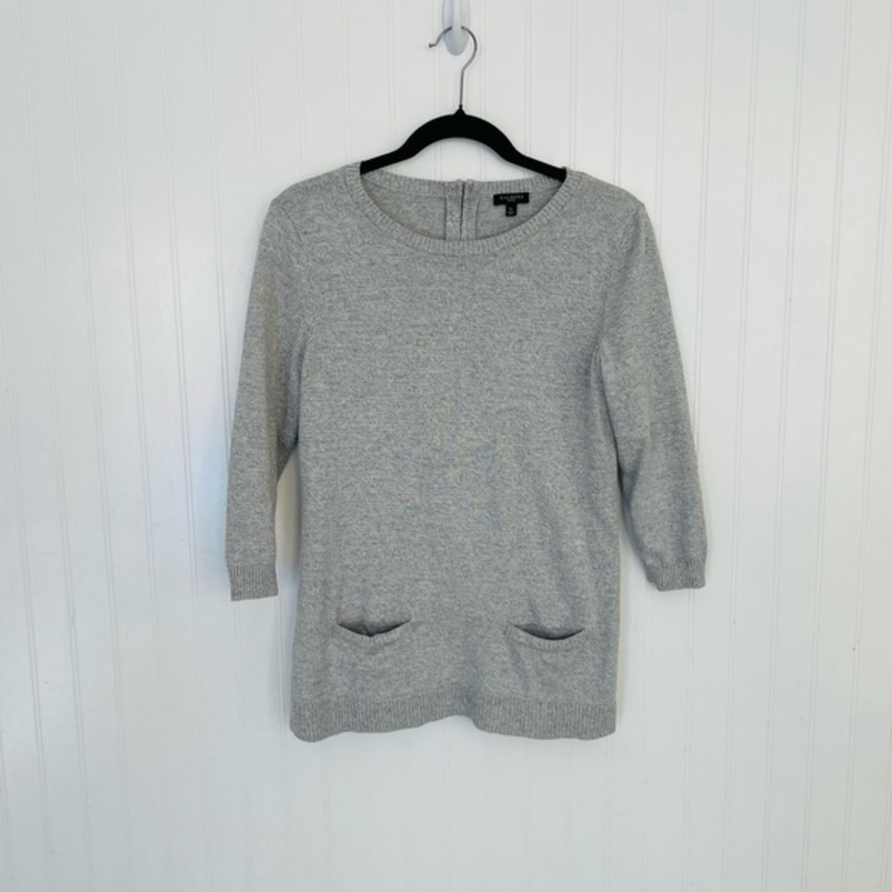 Talbots Heather gray sweater- SP
